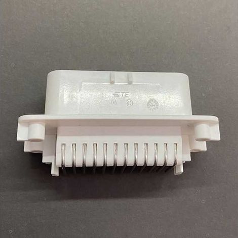 Connettore AmpSeal femmina 35 vie bianco da circuito stampato 90° senza guarnizione (1/4)