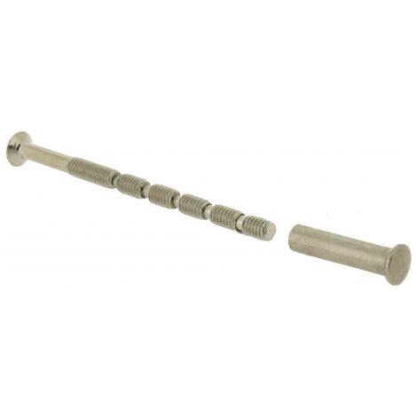Ouvre&Déco – 2 Vis relieuses sécables acier chromé 4x70mm - Ouvre&Déco