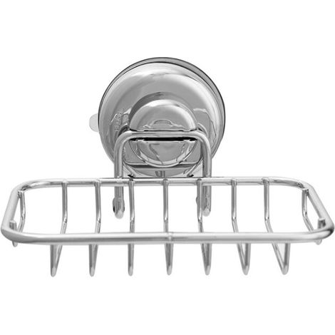 Porte-savon avec ventouse, sans perçage et réutilisable, porte-savon de douche facile à installer( (1/5)