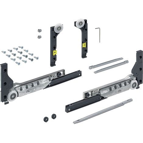 Schiebetürbeschlag SlideLine M Komplett Set 30kg HETTICH (1/3)