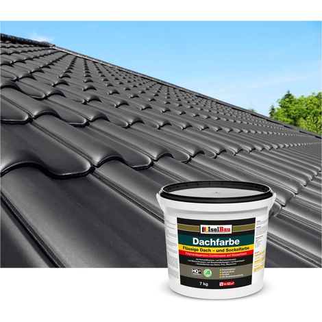 Peinture de toiture IsolBau Dachfarbe Black 7 kg (1/5)