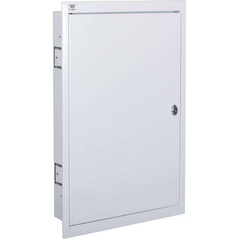 Tabella di distribuzione incorporata – Acciaio bianco – Moduli 4x18  IP30 (1/3)