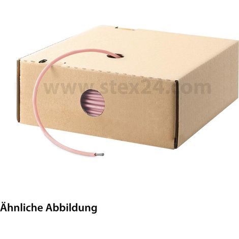 HELU KABEL FÜNFNORM 1X1mm² AWG18 PK (rosa) Einzelader rosa AD 3,1mm VPE 100,0 Meter Nennspannung Uo/U 450V/750V nach UL/CSA 600V - 1 Stück