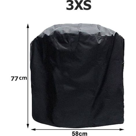 Housse robuste pour barbecue, résistante à la poussière et à l'eau, adaptée à une utilisation en extérieur et résistante à la pluie. (1/4)
