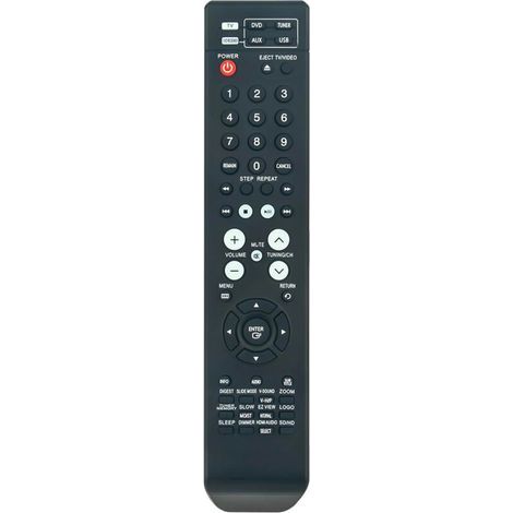 AH59-01643Y Replacement Remote Control for Samsung DVD Receiver HT-Q100 HTQ100 HT-Q100W HTQ100W AH59-01643C AH5901643C AH5901643Y (1/4)