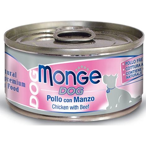 Cane - Pollo & Manzo Natural Monge 95 gr