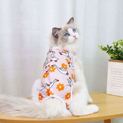 Vêtement de stérilisation post‑chirurgie pour chat et petit/moyen chien, taille M – DELKEVIC (1/3)