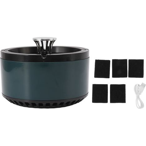 Cendrier Intelligent Rechargeable - Purificateur d'Air pour Fumée de Tabac - Bureau Voiture Salon (1/5)