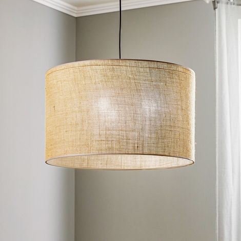 [NEUWERTIG] B-Ware Juta Hängeleuchte Pendelleuchte Hängelampe Jute Einflammig ø 50 Cm Leuchte Lampe