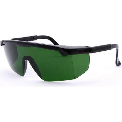 1 Paire Lunettes De Protection Vertes Anti-éblouissement Pour Épilation IPL HPL Usage Domestique Confortable (1/5)