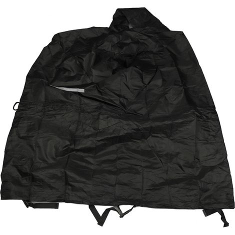 Housse pour four à pizza d'extérieur en tissu Oxford résistant à la pluie, lavable et pliable, noire. (1/5)