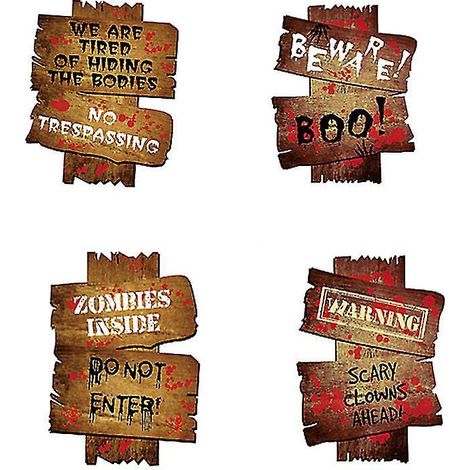4 décorations d'Halloween pour Halloween (1/3)