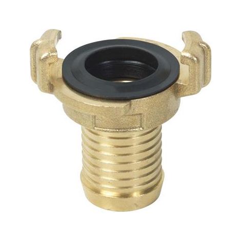 Ribiland – Raccord rapide laiton cannelé 19 mm – Conçu pour systèmes d'arrosage – Connexion rapide et efficace entre tuyaux