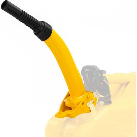 JCB 25cm Jerry Can Metal Spout, Heavy-Duty 0.8mm Steel (1/4)