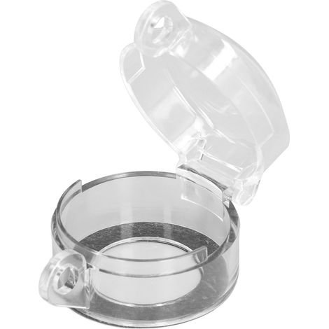 Protection pour bouton-poussoir 30 mm, interrupteur d'arrêt d'urgence, couvercle transparent anti-poussière BS‑02 (1/5)