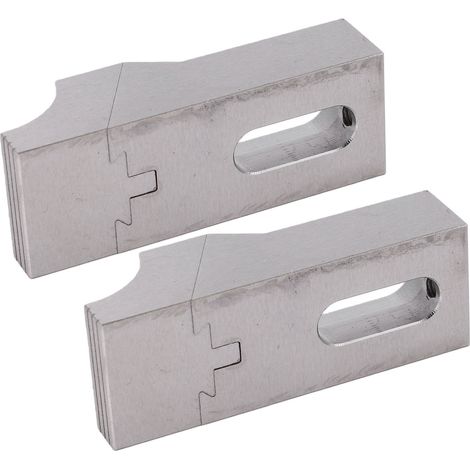 Étau de serrage latéral M6, vis de serrage et trou traversant, fixation CNC, banc à extrémité plate pour fraiseuse, rectifieuse, perceuse, 2 pièces (1/5)