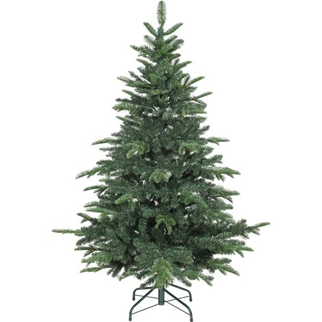 HOMCOM 5ft Christmas Tree, Hinged Xmas Tree with Realistic Branches (1/5)