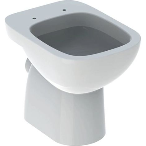 Vaso a pavimento a cacciata bianco lucido - Geberit Fantasia - Con copri wc soft - Accessorio: Senza copri wc (1/4)