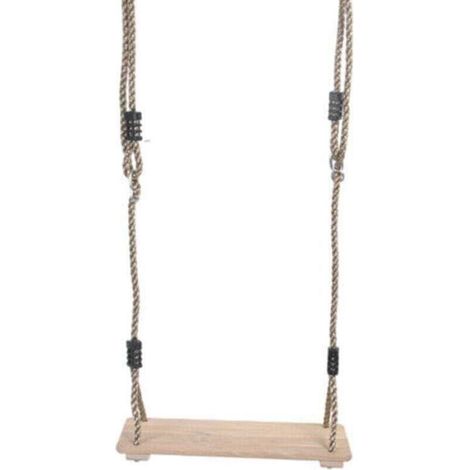 Balançoire pour Enfant 40x16cm avec Planche en Bois de pin Massif (1/4)