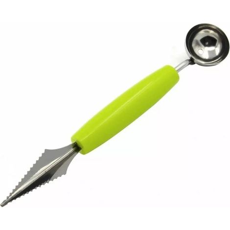 Couteau à découper les fruits multifonction, sculpture sur les fruits, boule de pastèque, boule à creuser la crème glacée, boule de cuisine, bricolage de plats froids, outils Gadgets (1/5)