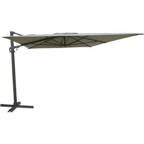 Ombrellone Da Giardino Retrattile 3x4 Metri Con Struttura In Alluminio Antracite E Telo In Poliestere Charcoal Next (1/3)