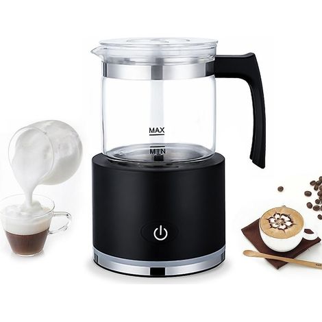 Mousseur à lait amovible, 250 ml (8,45 oz), mousseur à lait et cuiseur vapeur électrique avec commandes tactiles, 600 W, silencieux