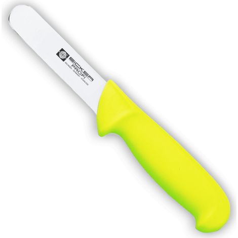 Couteau à valves de roues EICKER lame inox 10 cm jaune