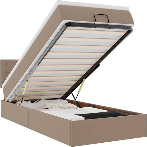 Maison Exclusive - Ottoman-Bett mit Matratzen & LEDs 100x200cm Ku