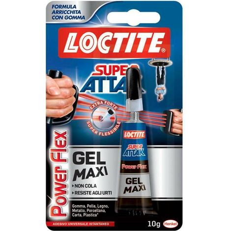 super attak maxi power flex, 10 gr - loctite