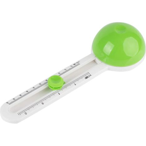 Circular Paper Cutter Non-Slip Circular Cutter with 3 Blades for DIY Tools Cardstock Cutter, Compass Scrapbooking Paper Cutter for Simple and Quick Cutting (Green) (1/4)
