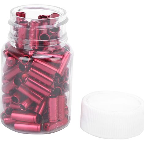 Embouts de câbles de frein - Bonne résistance à la corrosion - Grande robustesse - Accessoires de vélo plus flexibles - Rouge (1/5)