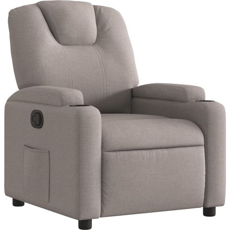 Maison Exclusive - Relaxsessel Taupe Stoff