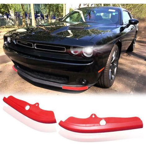 2015–21 Challenger Scat-Paket mit rotem Frontstoßstangenlippensplitter-Schutz (1/2)