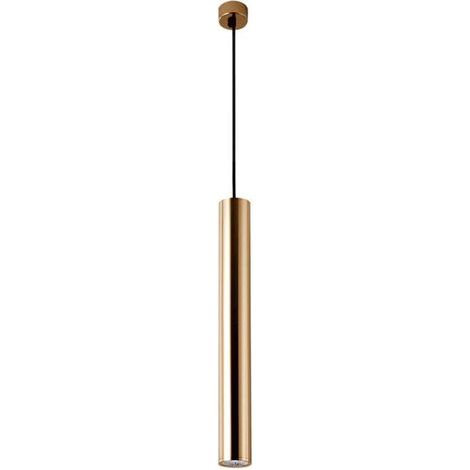 Une Pièce Moderne Pendentif Lumière Or Projecteur Long Tube Pendentif Led Lumière Cylindrique Pour Cuisine Île Chambre Salon Intérieur Réglable Suspendu (1/5)
