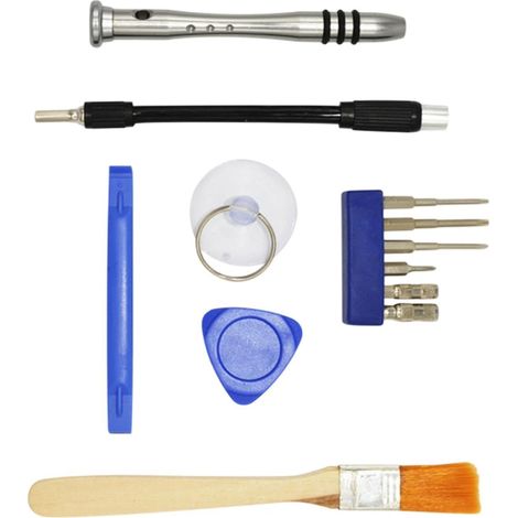 Tournevis de Démontage de Console de 12 Pièces Poignée Ergonome Portable Kit d'outils de Réparation de Tournevis pour Réparation DIY en Atelier Domicile Boutique Électronique (1/5)