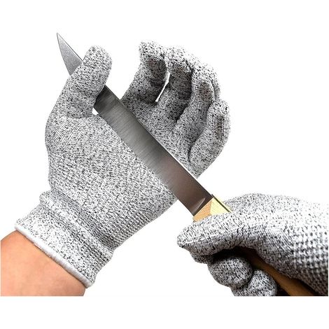 Gants résistants aux coupures, Gants De Travail De Sécurité Anti-coupures De Niveau 5 Gants Résistants Aux Coupures Gants Anti-coupures Kithchen Accessoires De Travail De Jardin Gant De Travail De Séc (1/5)