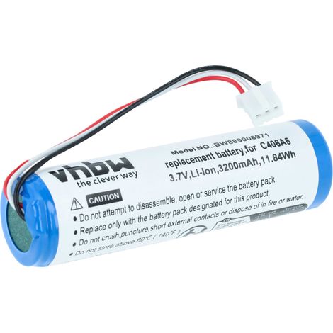 vhbw Akku kompatibel mit Marshall WILLEN Lautsprecher Boxen Speaker (3200 mAh, 3,7 V, Li-Ion)