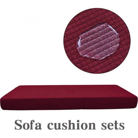 Housse De Coussin De Canapé - Imperméable - Extensible - Pour 1 À 4 Places - Polyester - Lavable En Machine (1/3)