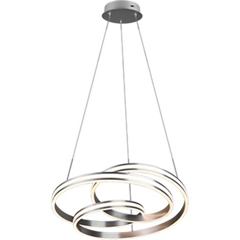 Suspension LED Yara chromée 60W Ø60 Trio 2700-6400K (1/5)