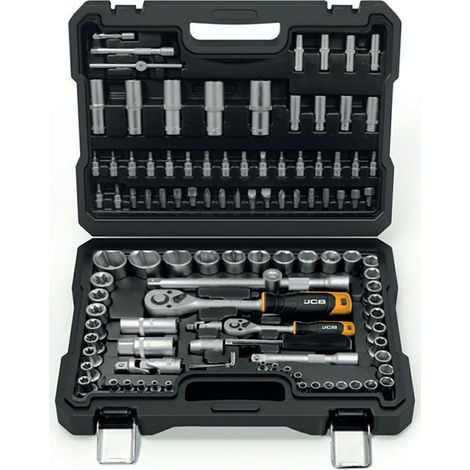 Set di chiavi JCB da 108 pezzi 1/2" 1/4"