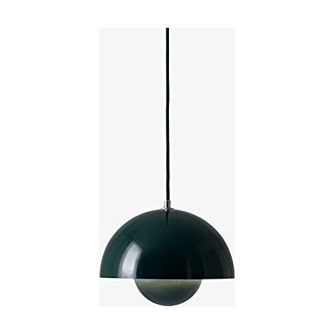 Suspension moderne, plafonnier suspendu avec ampoule, luminaires de décoration intérieure, 3 températures de couleur, 23 cm (vert) (1/5)