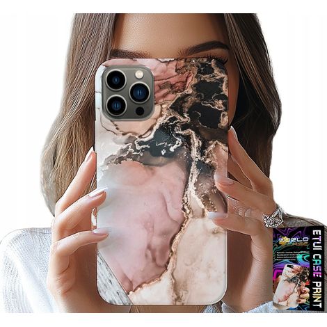 Custodia per iPhone 11 PRO - eleganti motivi effetto marmo alla moda + vetro (1/5)