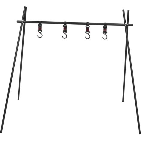 Campfire Cooking Stand Tripod BBQ Grill for Outdoor Picnic Cookware Party Supplies (1/5)
