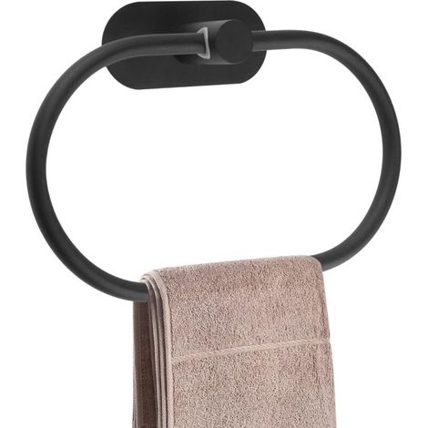 Selbstklebender Handtuchhalter ohne Bohren – Ring aus Edelstahl 304, ideal für Bad und Küche, schnelle und dauerhafte Montage