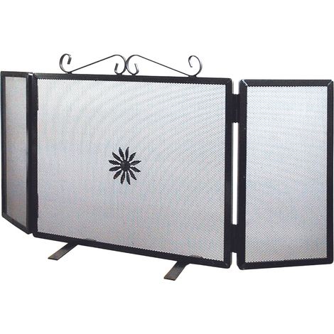 PARASCINTILLE PER CAMINETTI 3 ANTE cm. 97x58 h