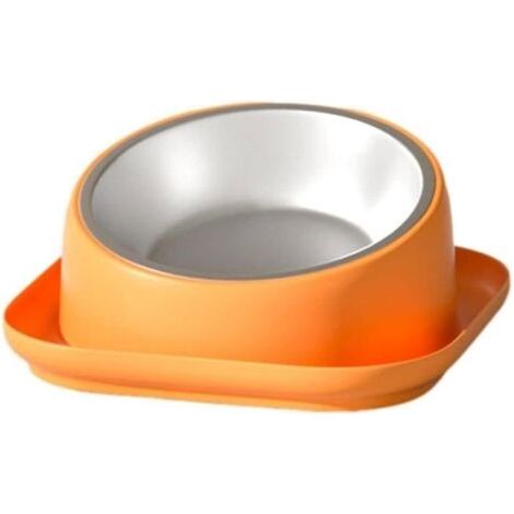 Gamelle surélevée inclinée pour chat Gamelles surélevées inclinées à 15 degrés, gamelle surélevée inclinée pour chat (1/4)