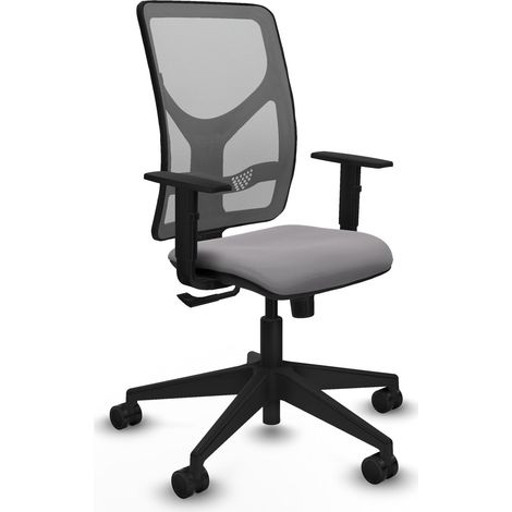 Sedia da ufficio piqueras y crespo Motilla grigio similpelle (1/2)