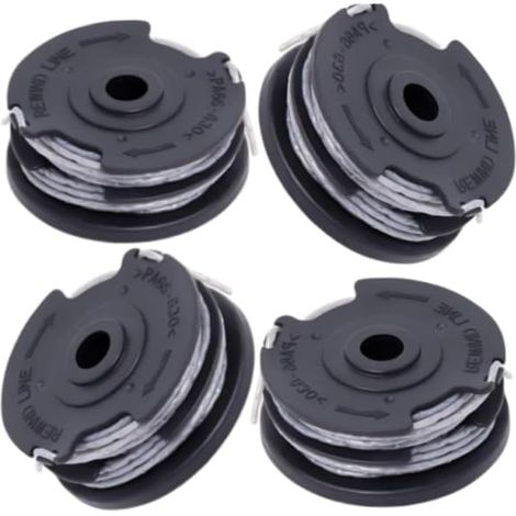 4 Pièces Bobines de Double fil 29187 Compatible avec Greenworks Débroussailleuse G40LT/ G40LTK2/G40LTK2X/2101507/2101507UA/2101507UC - (1/5)