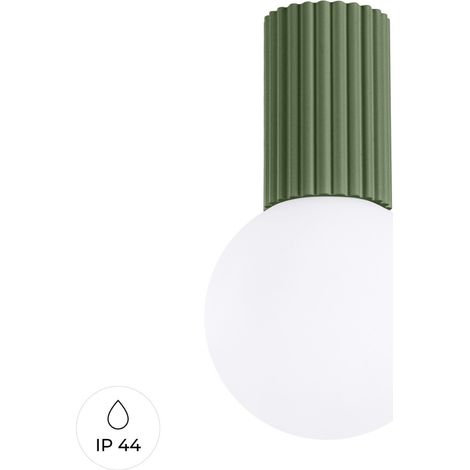 Plafoniera Halo verde oliva IP44 (1/5)