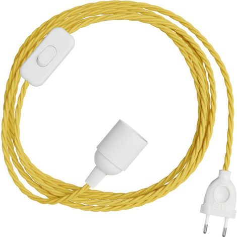 Câbles créatifs - SnakeBis Twisted - Câblage avec douille et câble tressé en tissu